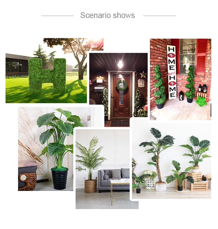 庭の家の装飾のために安い2019熱い販売90センチメートル人工ツゲトピアリーの木