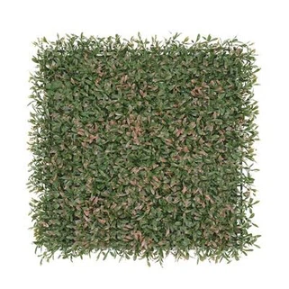 プラスチック人工ツゲの木の壁ミラノグラスパネル植物グリーン