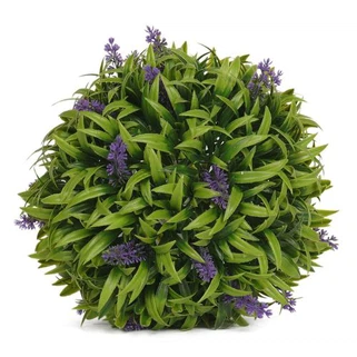 人工トピアリーボールプラスチック植物グラスボール