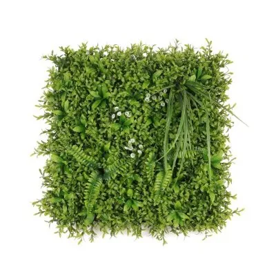 ツゲの木の壁草パネル植物緑の壁