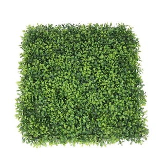 自然な屋外の装飾の緑のツゲの木のパネル