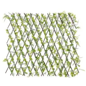 庭の装飾のための人工的な拡張可能なフェンススクリーン