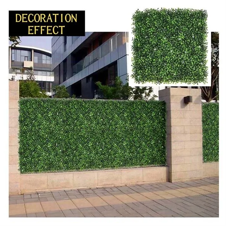 Artificial Boxwood Fence Hedge Panels
