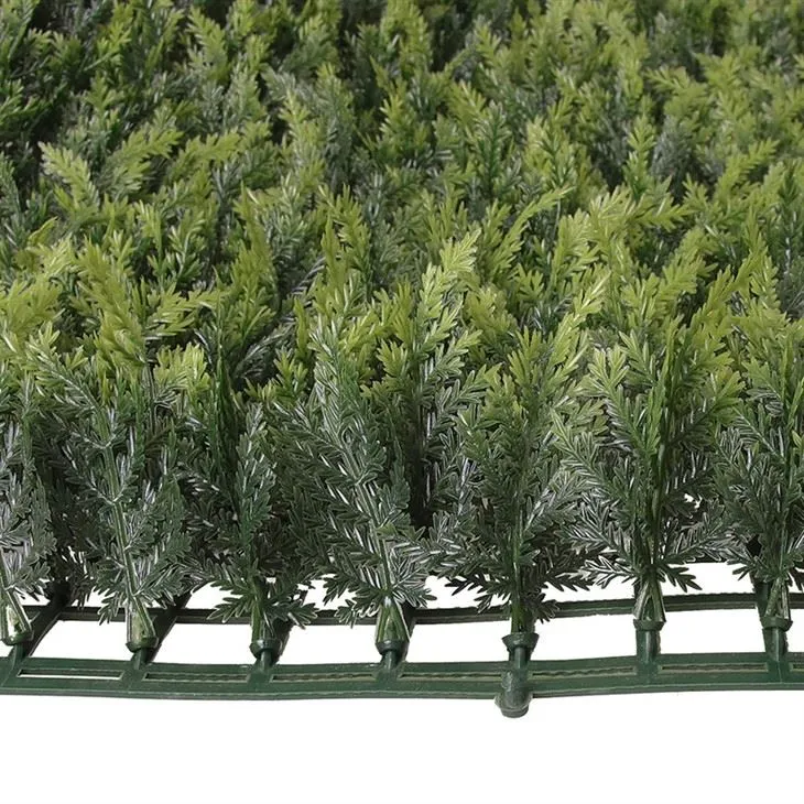 Artificial Boxwood Panel Hedge Mats Outdoor Green